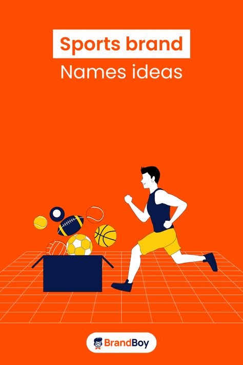 Sports Brand Names Ideas Sports Brand Name Ideas, Best Company Names, Clothing Line Names, Names Generator, Athleisure Brands, Catchy Names, Sports Meet, Sports Magazine, Sports Channel