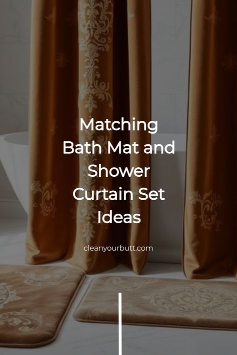 Discover stylish bath mat and shower curtain set ideas to transform your bathroom. Elevate your decor with coordinating designs that blend comfort and style. Mid Century Modern Bathroom Shower Curtain, Modern Bathroom Shower Curtain, Bathroom With Shower Curtain, Mid Century Modern Bathroom, Bathroom Oasis, Bathroom Shower Curtain, Set Ideas, Spa Inspiration, Boho Bathroom