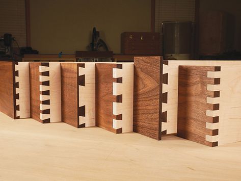 Wood Project Ideas, Dovetail Box, Wooden Box Designs, Woodworking Tools For Beginners, Dovetail Jig, Joinery Details, Wood Projects That Sell, Woodworking Joinery, Wood Joints