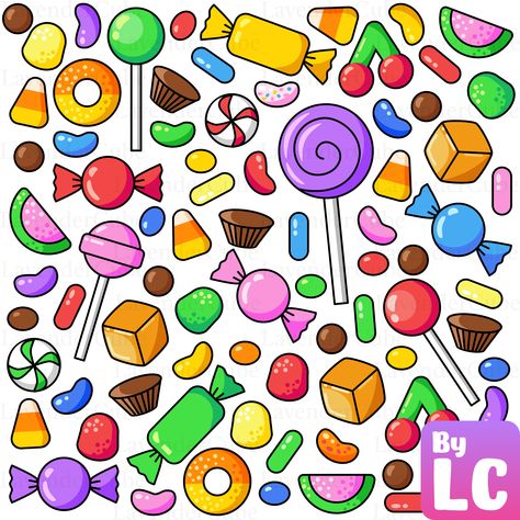 Cherry Gummies, Gummies Candy, Watermelon Gummies, Candy Icon, Candy Drawing, Candy Images, Candy Clipart, Candy Art, For Stickers