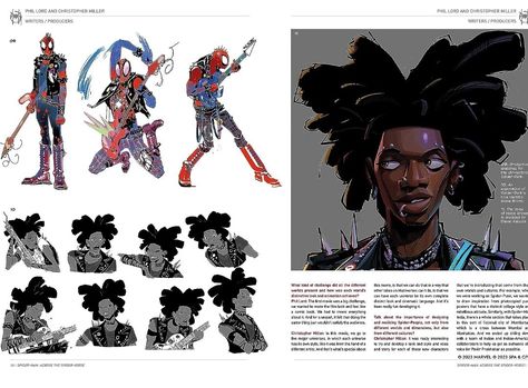 Atsv Concept Art, Punk Model, Spider Noir, Spider Punk, Art Eras, Miles Morales Spiderman, Across The Spider Verse, Sci Fi Comics, Verse Art