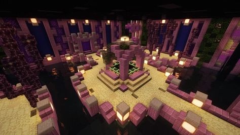 End Portal Prettification! - minecraft post - Imgur Portal Room, Minecraft Portal, Minecraft Building Guide, Minecraft Wall, Minecraft Decoration, Minecraft Structures, Minecraft Banner Designs, Minecraft Interior Design, Bangunan Minecraft