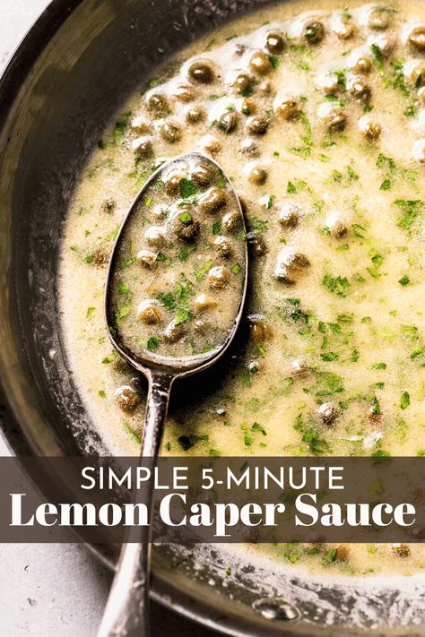 Caper Cream Sauce For Fish, Capers Sauce For Salmon, Lemon Caper Cream Sauce For Fish, Caper Sauce For Pasta, Lemon Caper Beurre Blanc Sauce, Lemon Butter Sauce With Capers, Key Lime Sauce For Fish, Caper Lemon Sauce For Fish, Lemon Caper Sauce Recipe