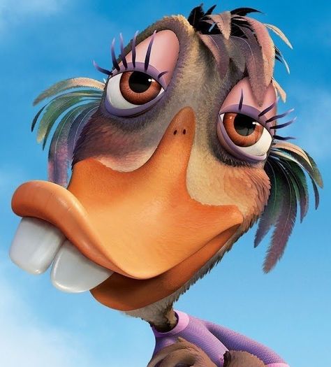 Funny Looking Cartoon Characters, Chicken Little Characters, Funny Characters Cartoon, Ugly Cartoon Characters, Chicken Little Disney, Funny Disney Pictures, Duck Character, Funny Characters, Chicken Little