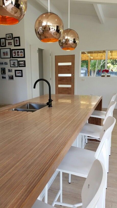 Plywood benchtops https://m.facebook.com/Custom-plywood-and-timber-benchtops-566393226851577/ Plywood Benchtop, Ultimate Basement, Plywood Bench, Timber Benchtop, Plywood Countertop, Waterfall Kitchen, Remodeling Kitchen Ideas, Skylight Kitchen, Timber Kitchen