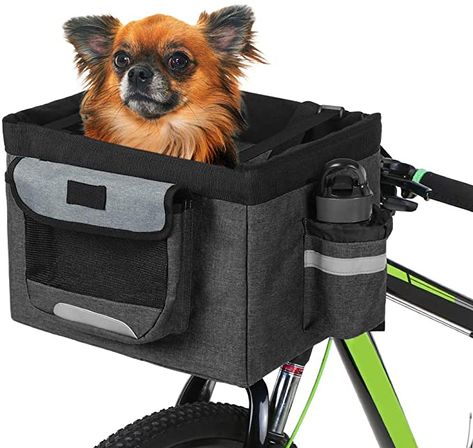 Bicycle Dog Carrier, Rabbit Carrier, Dog Bike Basket, Camping Tote, Foldable Bicycle, Cat Carrier Bag, Biking With Dog, Bicycle Basket, Cat Rabbit