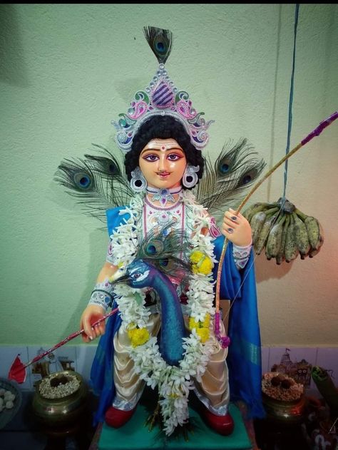 Kartik Thakur, Terracotta Art, Krishna Hd, Durga Painting, Ganesh Chaturthi Images, Lord Krishna Hd Wallpaper, Radha Rani, Ganesh Chaturthi, Lord Krishna