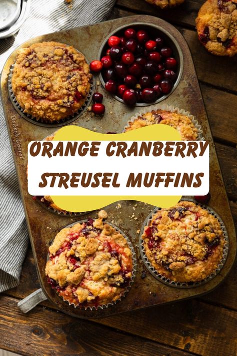 Orange Cranberry Streusel Muffins
https://www.theladychef.com/streusel-muffins/ Streusel Muffins, Orange Cranberry, Muffin Streusel, Turbinado Sugar, Muffin Batter, Muffin Tray, Cranberry Orange, Vanilla Yogurt, Taste Buds