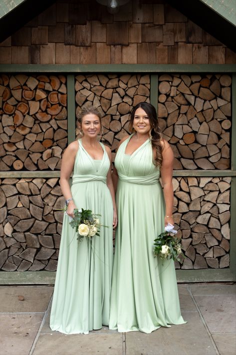 Bridesmaid Dress Colours, Sage Green Wedding Theme, Multiway Bridesmaid Dress, Pastel Wedding Theme, Green Wedding Theme, Multiway Dress, Sage Bridesmaid Dresses, Multi Way Dress, Green Themed Wedding