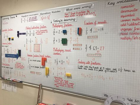 Miss D on Twitter: "Maths this week - we've been consolidating everything we've learnt about fractions. We're ready (and excited) to make the transition to decimals next week! #MathsThisWeek #PrimaryRocks #MathsWorkingWall #MathsMastery #Year5 #NQT https://t.co/VVfrLZf26s" / Twitter Maths Classroom Displays, Japanese Math, Year 4 Maths, Year 6 Maths, Maths Working Wall, Teaching Displays, Maths Display, Literacy Specialist, Teaching 6th Grade