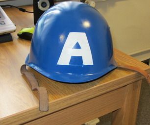 WWII Captain America Helmet Instructions from WWII M1 Helmet Diy Captain America Costume, Captain America Helmet, Ghostbusters Costume, Captain America Cosplay, Geek Diy, Proton Pack, Captain America Costume, Oh Captain My Captain, Last Halloween