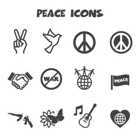 Paz Hippie, Peace Tattoos, Peace Logo, Peace Flag, Vector Symbols, Peace Bird, Peace Poster, Symbol Drawing, Joker Tattoo