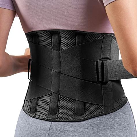 Amazon.com: FREETOO Back Brace for Women Men Lower Back Pain Relief with 5 Anatomical Stays, Knitted Back Support Belt for heavy lifting, Durable Lumbar Support Brace for Sciatica Herniated Disc : Industrial & Scientific Hip Brace, Lower Back Support, Back Brace, Back Hurts, Lower Back Pain Relief, Midsize Style, Back Injury, Lower Back Pain, Body Support