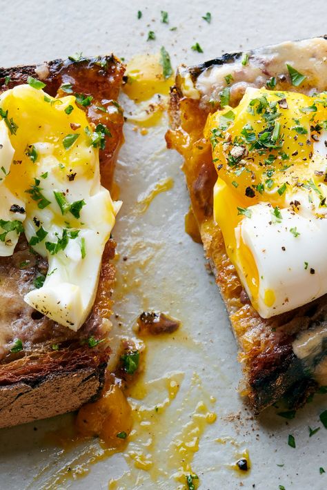 Soft-Boiled Eggs With Anchovy Toast Recipe - NYT Cooking Anchovy Butter, Chili Jam, Anchovy Recipes, Savoury French Toast, Chicken And Mushrooms, Soft Boiled Egg, Beef Brisket Recipes, Leftover Beef, Breakfast Eggs