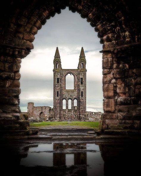 Instagram.com/jacob.murray.scotland St Andrews Cathedral, Fife Scotland, Scotland Forever, Abandoned Castles, Scotland Castles, Scottish Castles, Scotland Uk, St Andrews, Ancient Architecture