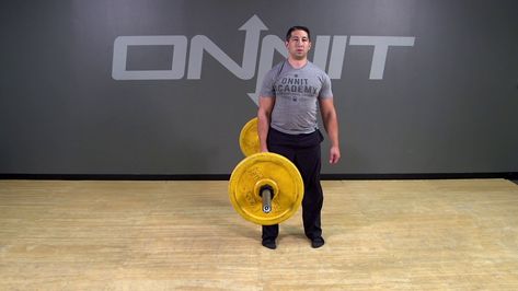 Barbell Exercise: 1-Arm Suitcase Deadlift Suitcase Deadlift, Barbell Exercises, Barbell Workout, Mindset Motivation, Free Content, Personal Trainer, Nutrition, Benefits