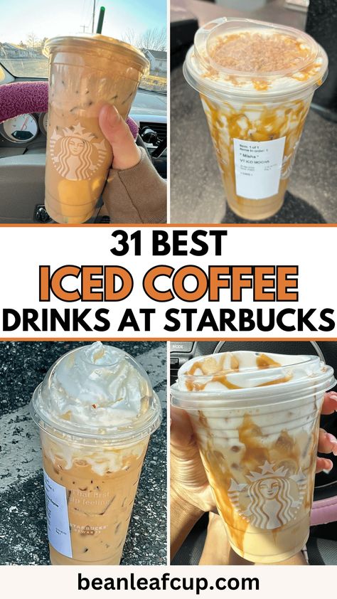 Craving a cool, delicious pick-me-up? Check out these 31 amazing Starbucks iced coffee drinks! From classic cold brews to creative seasonal favorites, there's something for every coffee lover. Find your next go-to iced coffee treat and beat the heat in style! Starbucks Cold Coffee Drinks, Best Iced Coffee Starbucks Orders, Starbucks Orders To Try, Best Starbucks Iced Coffee, Starbucks Iced Coffee Drinks, Iced Coffee Starbucks, The Best Iced Coffee, Perfect Iced Coffee, Best Starbucks Drinks