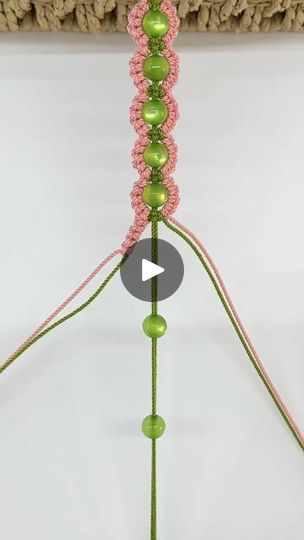 Diy Plant Hanger, Bracelet Knots, Rope Crafts, Macrame Bracelet, Craft Tutorial, Diy Plants, Macrame Diy, Paracord, Handmade Art