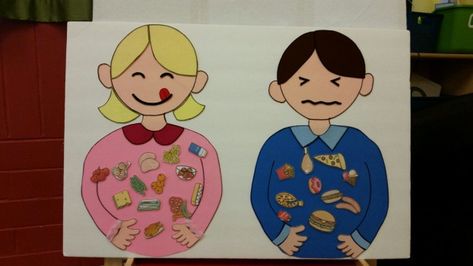 Healthy Food Classroom Activities, Healthy And Unhealthy Food Activities Kindergarten, Healthy And Unhealthy Food Preschool, Healthy And Unhealthy Food Project, Healthy And Unhealthy Food Activities, Life Skills For Children, Bake Snacks, Kindergarten Calendar, Healthy School Snacks