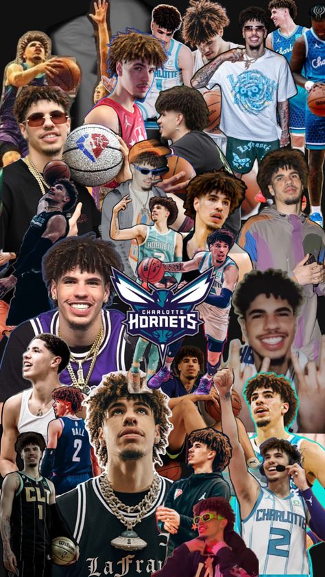 Broken Screen Wallpaper, Bola Basket, Stranger Things 2, Lamelo Ball, Basketball Star, Charlotte Hornets, Basketball Pictures, Basketball Players, Phone Wallpaper