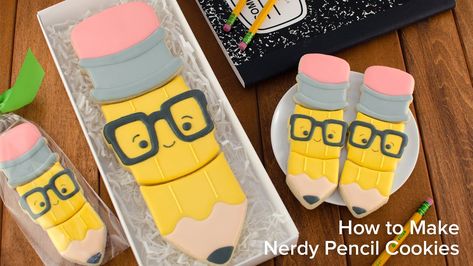 Pencil Cookies, Royal Icing, Teacher Appreciation, Pencil, The Creator, Design