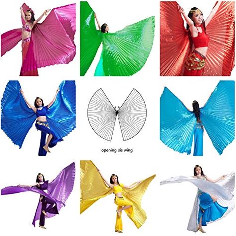 Dance Fairy Women's Belly Dance Opening Angel Isis Wings Halloween Costume 19.99 Wings Halloween Costume, Stage Fashion, Performance Stage, Gorgeous Style, Professional Dancers, Belly Dance Costumes, Whimsical Fashion, Welcome To The Party, Halloween Props