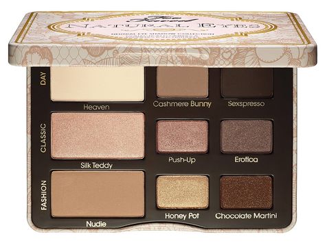 Under $40: Too Faced Natural Eye Neutral Eyeshadow Palette Two Faced Eyeshadow, Subtle Eye Makeup, Too Faced Palette, Natural Eyeshadow Palette, Too Faced Eyeshadow, Too Faced Natural Eyes, Contour With Eyeshadow, Eyeshadow Colors, Best Eyeshadow Palette