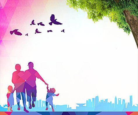 Happy home poster Family Day Poster Design, Dog Watching Tv, Silhouette Sport, Community Helpers Theme, Happy Children's Day, City Background, Poster Photo, Family Cartoon, Community Helpers