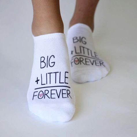 Cheer Sister Gifts, Big Little Basket, Big Little Sorority, Big Little Shirts, Big Lil, Big Sister Little Sister, Sorority Canvas, Big Little Gifts, Sorority Big Little