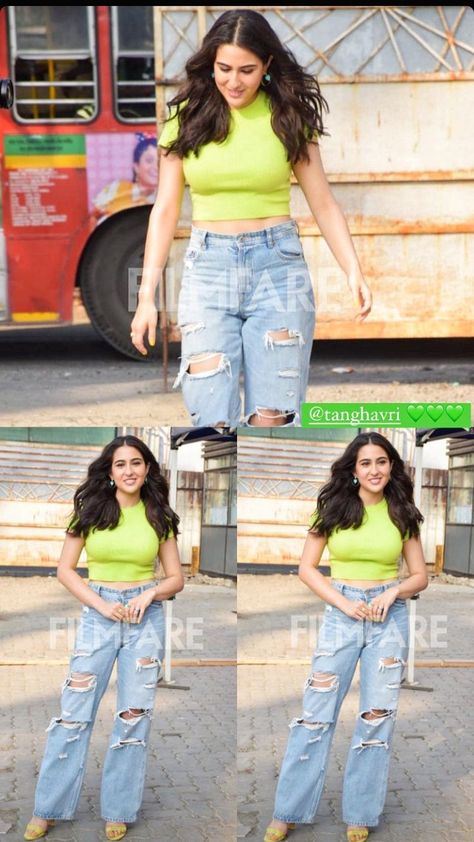 Sara Ali Khan Outfits, Sara Ali Khan, Celebrity Trends, Ali Khan, Actors, Fashion Outfits, Celebrities, Clothes