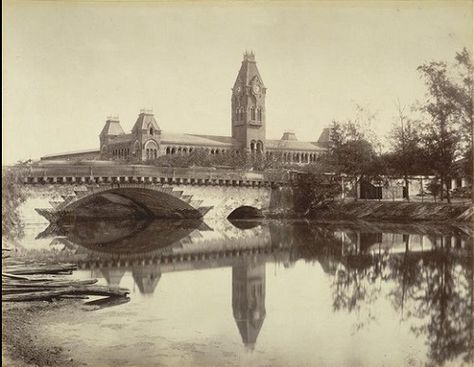 Royapuram Railway Station, Chennai, 1861 Madras City, Indian Railways, One Day Trip, Beach Road, Fishing Villages, South India, Tamil Nadu, Railway Station, Vintage Pictures