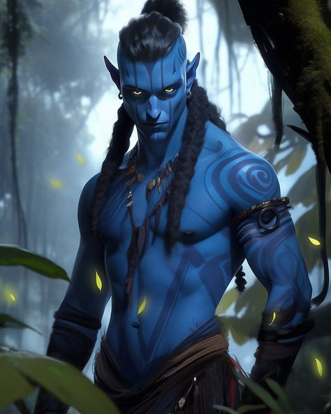 a male na'vi warrior from james cameron's avatar, digital illustration in the style of cel animation, complete composition, detailed hyperrealism, hyperrealistic pop, unreal engine 5, --s 1000 --ar 4:5 --v niji Male Avatar, Cel Animation, James Cameron, Hyperrealism, Unreal Engine, Digital Illustration, Avatar, Composition, Graphic Design