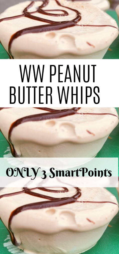 Weight Watchers Peanut Butter Whip Frozen Treats is a yummy dessert that is only is 3 smart points for one large serving. You can eat a PB Whip instead of ice cream and have a great frozen dessert. #wwrecipes #wwfreestyle #peanutbutter #Weight_Watchers Ww Peanut Butter, Peanut Butter Whip, Body Wraps Recipe, Frozen Peanut Butter, Whipped Peanut Butter, Whipped Cream Desserts, Cool Whip Desserts, Medicine Tips, Weight Watchers Recipes Desserts