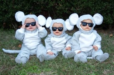 Three Blind Mice Halloween Costumes, Three Blind Mice Costume, The Bloodhound Gang, Sibling Halloween Costumes, Sibling Costume, Three Blind Mice, Amazing Halloween Costumes, Mouse Costume