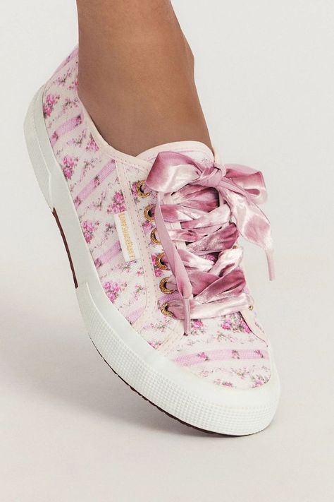 Superga Sneakers, Girly Accessories, Velvet Lace, Rilakkuma, Pink Shoes, Fall Collection, Classic Shoes, Classic Sneakers, Shoe Game