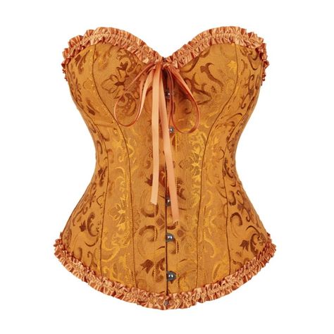 Shape your figure with one of our fantastic corsets. Overbust Corset, Victorian style with floral print and a decorative bow. Drag queens love our corsets! Materials: Polyester, spandex Closure: Straps and hooks Decoration: Bow IMPORTANT:Please, measure yourself and check the size chart before placing your order. Select the size according to your natural waistline measurement. If you're in between 2 sizes, please, select the smaller one. If your bust doesn't fit in that size, you should opt for Orange Corset, Bridal Bustier, Purple Corset, Gothic Bag, Bustier Lingerie, Corsets Vintage, Corset Costumes, Vintage Halloween Costume, Lingerie Vintage