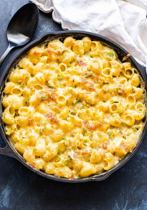 Green Chile Mac and Cheese Green Chile Mac And Cheese, Chile Mac And Cheese, Chile Mac, Green Chile Recipes, Green Chili Recipes, Chili Mac And Cheese, Best Macaroni And Cheese, Chile Recipes, Creamy Chicken Enchiladas