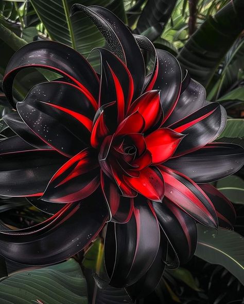 Colourful Plants, Goth Landscaping, Dark Plant, Dramatic Flowers, Toxic Flowers, Black House Plants, Strange Plants, Scary Flowers, Scary Plants