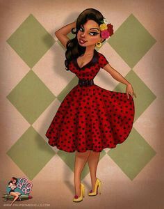 Classy latina Spoopy Art, Woman Drawings, Creepy Drawing, Pinup Bombshell, Pin Up Cartoons, Pin Up Drawings, Pure Imagination, Pin Up Girl Vintage, Pinup Art