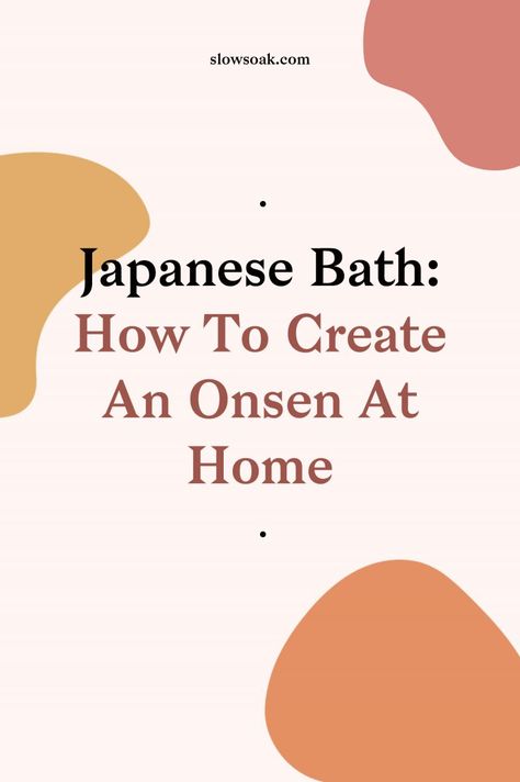 Japanese Bath: How To Create An Onsen At Home - Slow Soak Japanese House Bathroom, Japanese Home Inspiration, Diy Onsen, Japanese Wet Room, Japanese Onsen Bathroom, Diy Soaking Tub, Soaker Tub Bathroom Ideas, Japanese Bathroom Design Small Spaces, Home Onsen