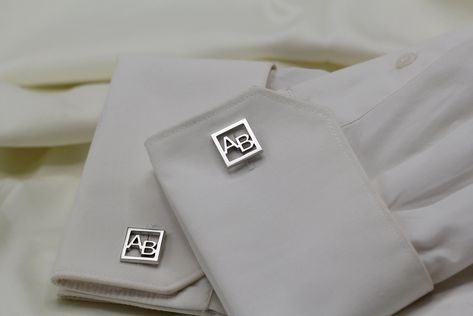 Personalized Cufflinks - Customized Cufflinks - Groom Wedding Cufflinks - Groomsmen gift - Initials Cufflinks - Sterling Silver Cufflinks - Custom Cufflinks - Sterling Silver Men Cufflinks Personalized Cuff Links can be engraved with a date, location, monogram, initials, special message, name, etc Makes great gifts for dads, graduates, boyfriends, grooms, and wedding parties. * Material: High Quality 925 Sterling Silver * Finished Color: Sterling Silver,Rosegold Filled or 18K Gold Filled * Custo Customized Cufflinks Men, Cufflinks Men Wedding, Personalized Cufflinks Wedding, Wedding Cufflinks Groomsmen, Wedding Cufflinks Groom, Groomsmen Cufflinks, Groomsmen Proposal Gifts, Initial Cufflinks, Monogrammed Cufflinks