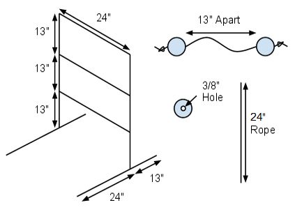 The Chad Experience: Build Your Own Ladder Golf Set Using Official Dime... Yard Games For Adults, Hillbilly Golf, Ladder Toss, Ladder Golf, Garden Party Games, Backyard Party Games, Outdoor Yard Games, Ladder Ball, Ideas For Yard