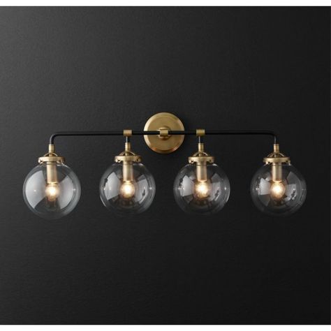 You'll love the Muhammad 4-Light Vanity Light at Wayfair - Great Deals on all Lighting products with Free Shipping on most stuff, even the big stuff. Contemporary Bathroom Lighting, Bath Lighting, Subway Map, Rh Modern, Bathroom Light Fixtures, Bath Light, Wall Lighting, Bath Furniture, Light Sconces