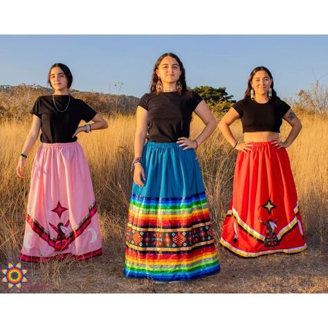 Native American Skirts, Native Ribbon Skirts, Native American Ribbon Skirts, Ribbon Skirts Native American, Ribbon Clothes, Ribbon Clothing, Skirts Design, Native Clothing, Sundance Dress