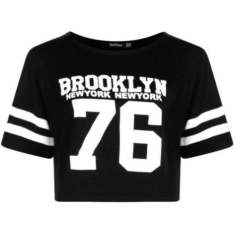 Boohoo Reece Baseball Brooklyn Boxy Crop ($10) ❤ liked on Polyvore featuring tops, boxy crop top, long sleeve jersey, basic t shirt, high neck top and jersey top Baseball Cupcakes, Jersey Ideas, Field Fence, Jersey Crop Top, High Neck Long Sleeve Top, Long Sleeve Jersey Shirt, Baseball Fashion, Boxy Crop Top, Shirts Crop