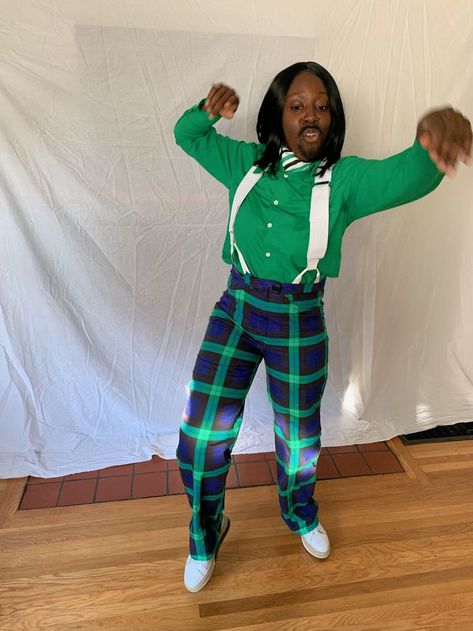 Outkast Costume, Andre 3000 Costume, Album Cover Costume Party, Outkast Halloween Costume, Music Artists Halloween Costumes, Music Icons Costume Ideas, Halloween Costumes Non Binary, Music Artist Halloween Costumes, Album Cover Halloween Costume