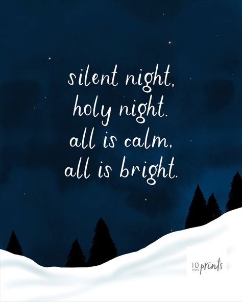 Chore Calendar, Nights Lyrics, Snowy Night, Night Background, Christmas Carols, O Holy Night, Calendar Printable, Holy Night, Handwritten Font