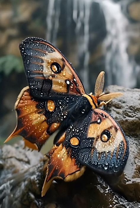 Orange Moth, Beautiful Moths, Colorful Moths, Cute Moth, Cool Insects, Beautiful Butterfly Photography, Butterfly Species, Beautiful Butterflies Art, Orange Butterfly