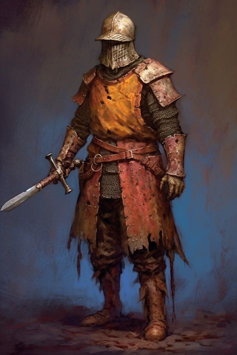 Forbidden Psalm, Orange Knight, Medieval Knight Armor, Hellboy Art, Historical Warriors, Game Of Thrones Art, Knight Art, Knight Armor, Dungeons And Dragons Characters