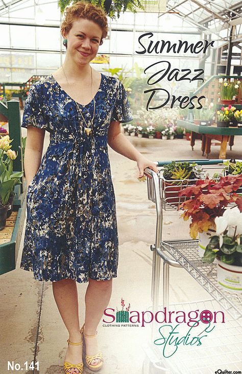 Jazz Dress, Summer Dress Patterns, Clubbing Outfits, Dress Drape, Flowing Skirt, Dress Sewing Pattern, House Dress, Draped Dress, Dress Sewing Patterns